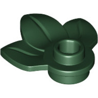 Lego rostlina kytka list, tmavě zelená (6400754)